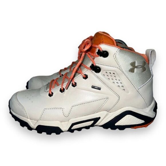 Under Armour Tabor Ridge Hiking Boots Beige/Orange 1264714-280 Women's 7 - Picture 1 of 10